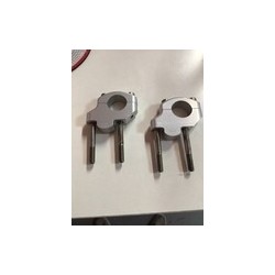 TORRETAS MANILLAR ALUMINIO PLATEADO