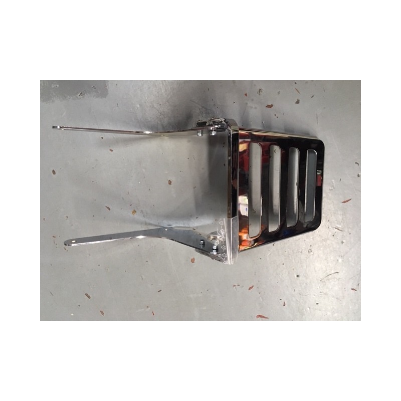 PARRILLA CROMADA PARA MOTO