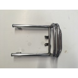 Portabultos de moto clásica