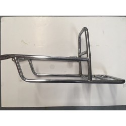 Portabultos cromado de moto clásica