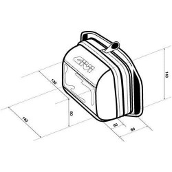 Porta GPS universal Givi S850